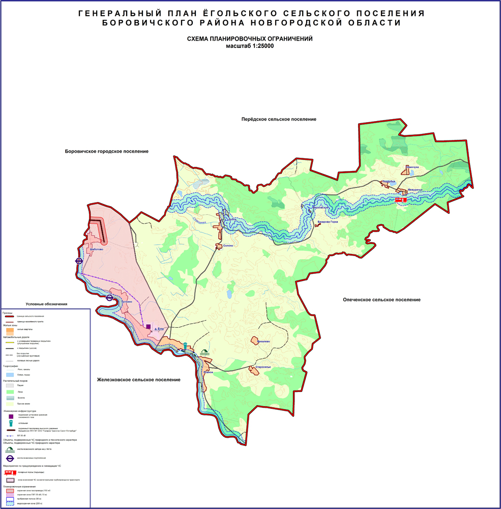 Схема планировочных ограничений